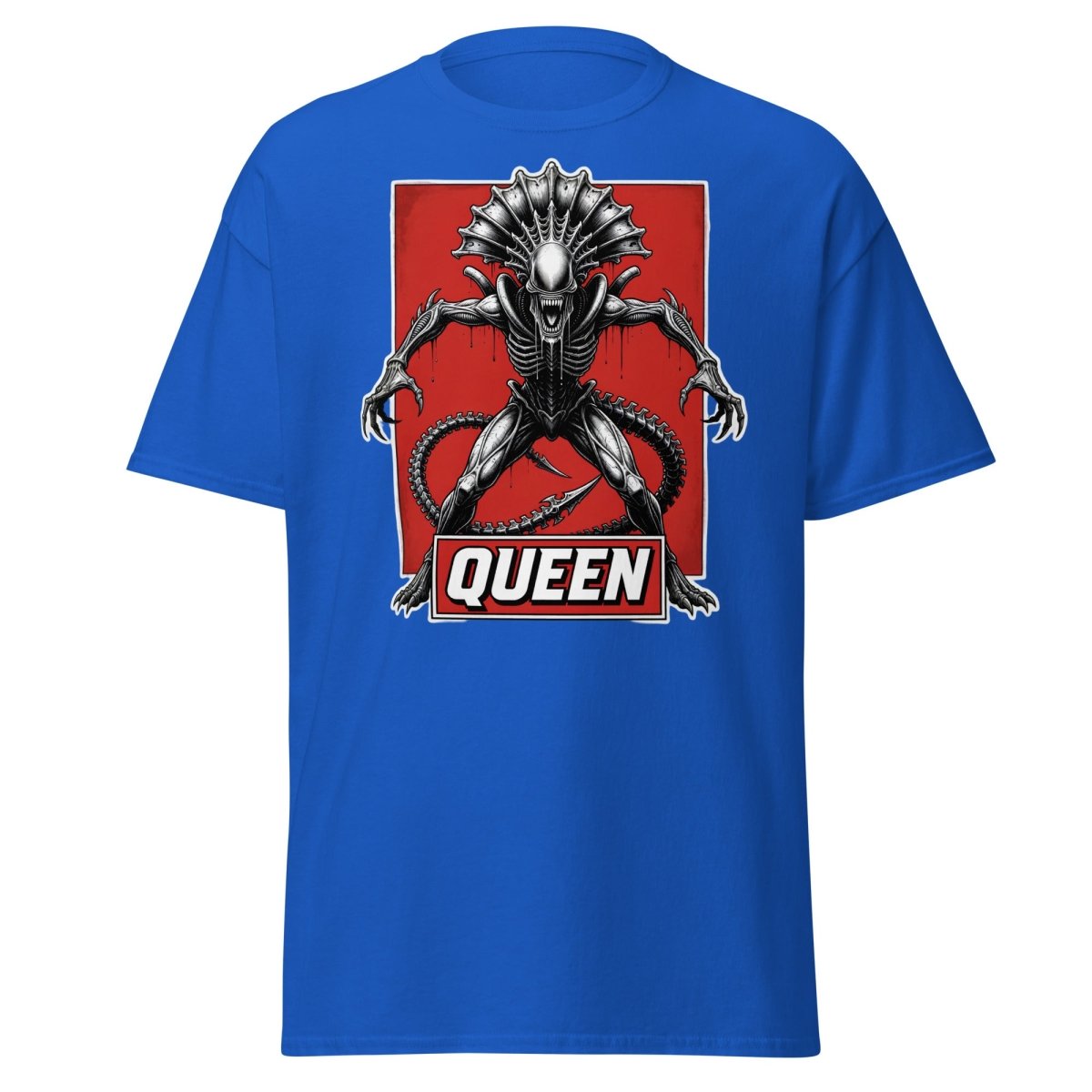 Xenomorph Queen Alien T-Shirt – Sci - Fi Horror Graphic Tee - Royal - TeeRipple