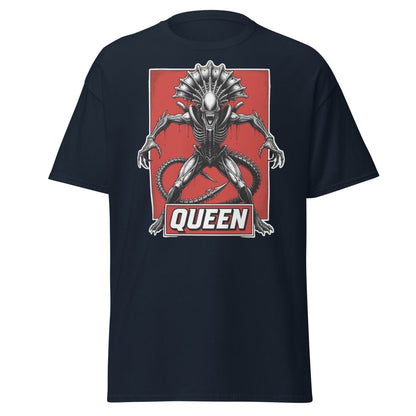 Xenomorph Queen Alien T-Shirt – Sci - Fi Horror Graphic Tee - Navy - TeeRipple