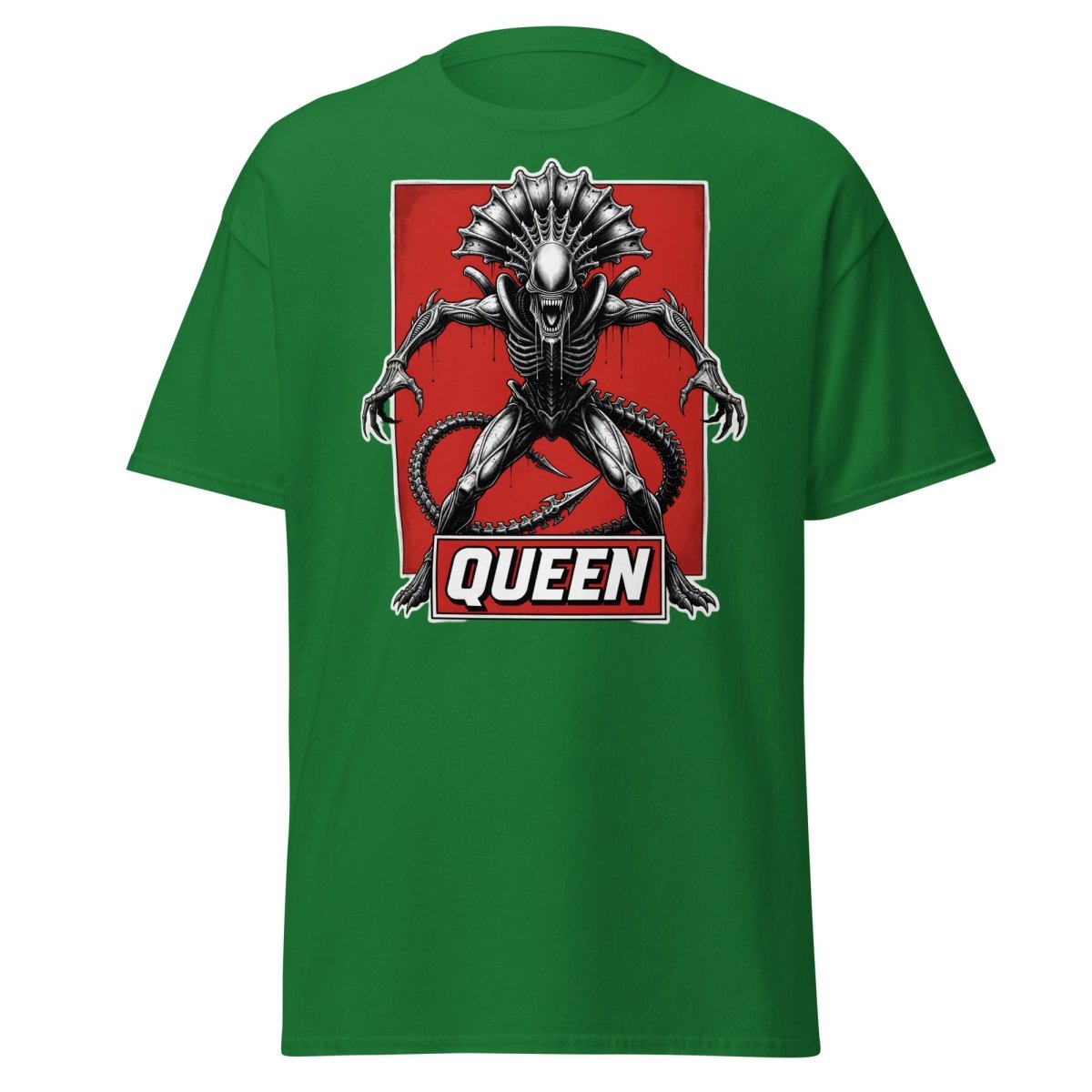 Xenomorph Queen Alien T-Shirt – Sci - Fi Horror Graphic Tee - Turf Green - TeeRipple