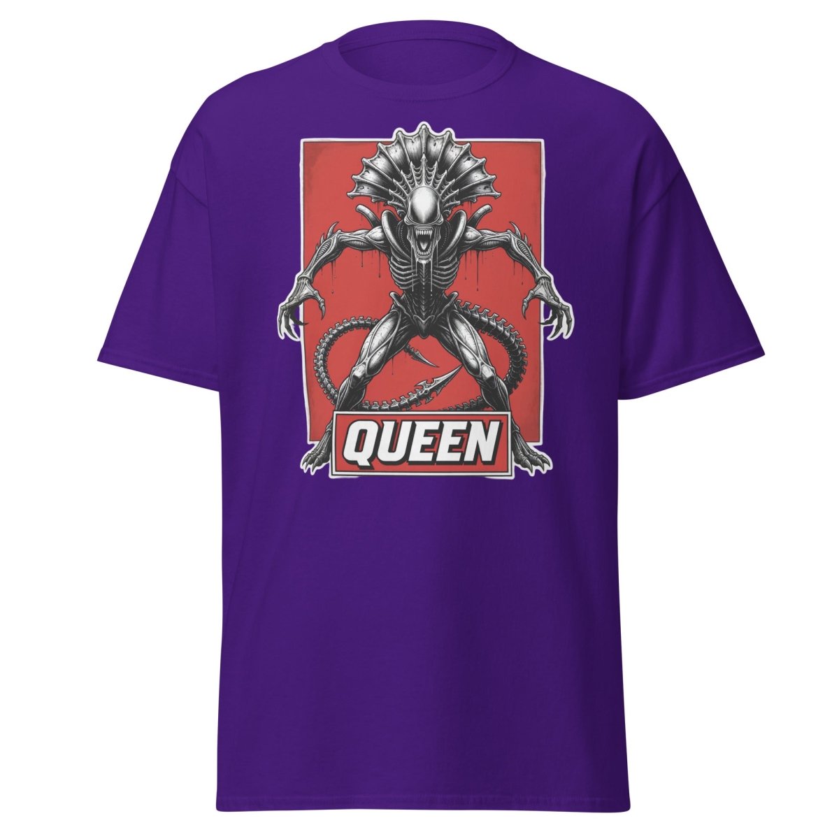 Xenomorph Queen Alien T-Shirt – Sci - Fi Horror Graphic Tee - Purple - TeeRipple