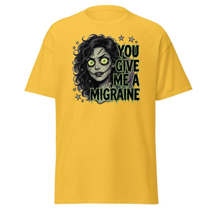 You Give Me A Migraine Zombie Horror T-Shirt - Daisy - TeeRipple