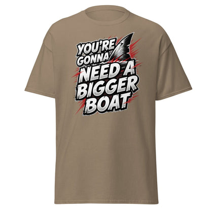 You're Gonna Need A Bigger Boat T-Shirt - Jaws Quote - Brown Savana - TeeRipple