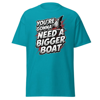 You're Gonna Need A Bigger Boat T-Shirt - Jaws Quote - Tropical Blue - TeeRipple